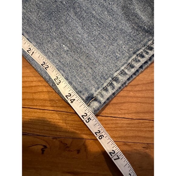 PacSun Embellished Mom Jeans –‎ Size 27 – Distressed & Patch Detail - Picture 7 of 11